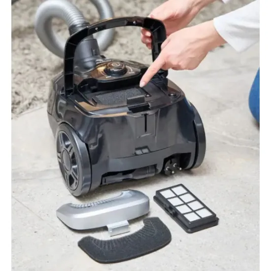 MPM MOD-180 porzsákos porszívó hepa szűrővel