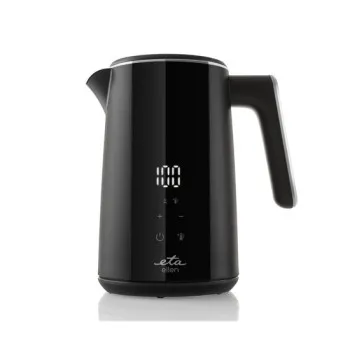 Eta 859690000 Ellen vízforraló, 1.5L, 2200W, fekete szín, vízhőmérséklet szabályozás, dupla fal, LED kijelző