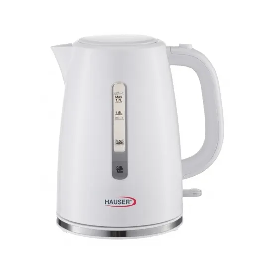 Hauser JK-817 vízforraló, 2200W, 1.7L, fehér szín 