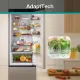 Gorenje NRB620C61BX4WFE Total No Frost alulfagyasztós kombinált hűtőszekrény, Wifi, 283/130L, inverter kompresszor,59.5x65.8x203 cm, fekete inox szín