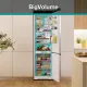 Gorenje NRB620C61BX4WFE Total No Frost alulfagyasztós kombinált hűtőszekrény, Wifi, 283/130L, inverter kompresszor,59.5x65.8x203 cm, fekete inox szín