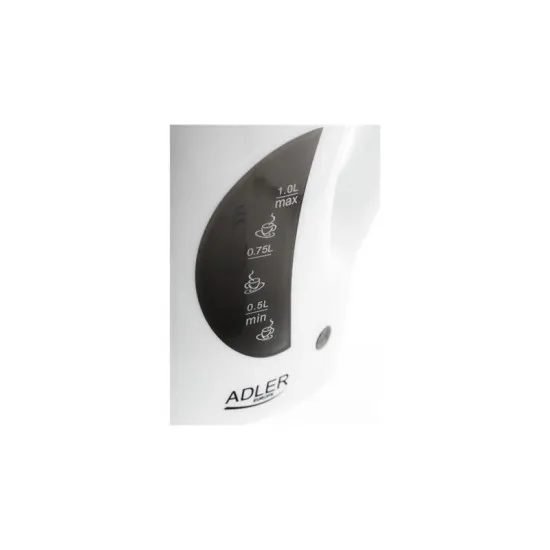 Adler AD03 vízforraló 1 literes 900W fehér 