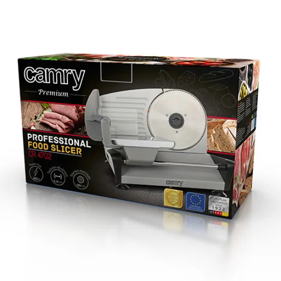 Camry CR4702 fém elektromos szeletelőgép