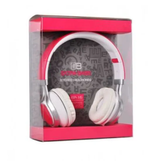 EB EXTRA BASS EP16 Pink  Audio Extra Bass mikrofonos fejhallgató