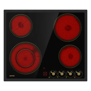 Gorenje EC642CLB beépíthető kerámia főzőlap, 59.5x51x9 cm, fekete 