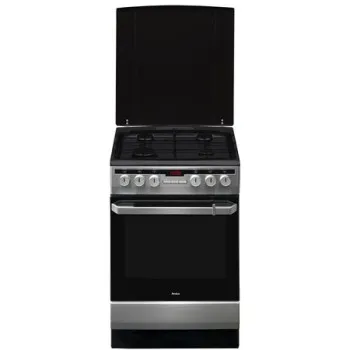 Amica 56013 inox 50cm kombinált tűzhely A5KG8.2(XN)M