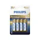 Philips LR6M4B/10 Premium Alkaline elem 4db