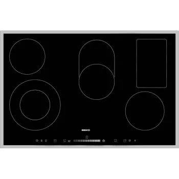 Beko HIC85502TX beépíthető vitro kerámia főzőlap 77cm széles