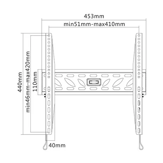 Gogen DRZAKTILTL univerzális dönthető falit állvány max.55"