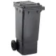 Kuka 80 literes kerekes sötétszürke hulladék tároló