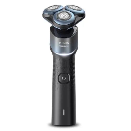 Philips X5006/00 körkéses borotva, nedves száraz használat, metálfényű fekete/akvamarin szín