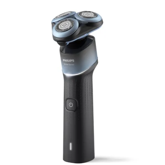 Philips X5006/00 körkéses borotva, nedves száraz használat, metálfényű fekete/akvamarin szín