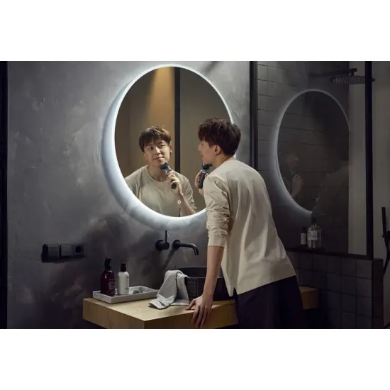 Philips X5006/00 körkéses borotva, nedves száraz használat, metálfényű fekete/akvamarin szín