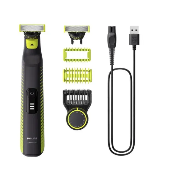 Philips QP6507/23 rezgőkéses borotva, száraz nedves használat, fekete szín 