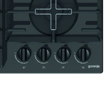 Gorenje GT641B beépíthető gáz főzőlap fekete