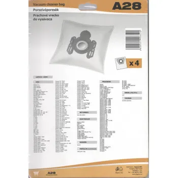 Aspico A28 mikroszűrős porzsák kompatibilis AEG GR28