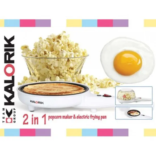 Kalorik PCM1002WNYC popcorn, amerikai palacsinta, tükörtojás készítő
