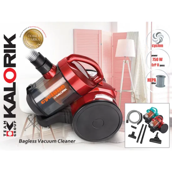 Kalorik VC1022R porzsák nélküli porszívó