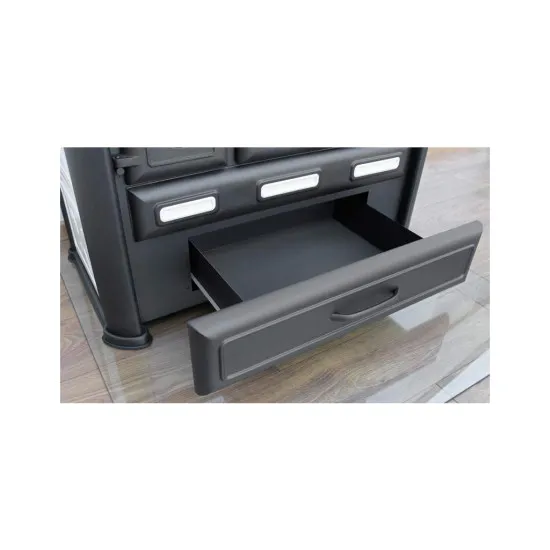 Warnex Alma Mons Sparhelt 8kW balos hátsó vagy felső kivezetés 120mm, inox sütő belső