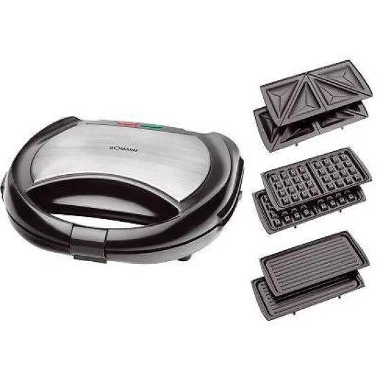 Bomann ST/WA1364 CB szendvics, grill, gofri sütő