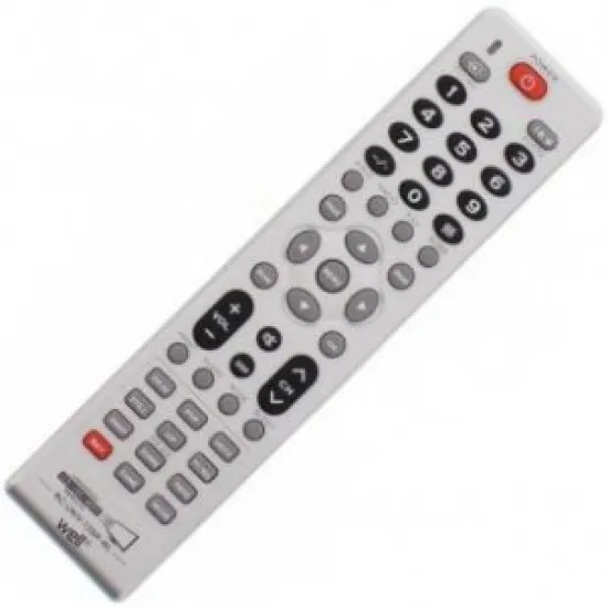 Well programozható univerzális távvezérlő LCD TV-hez RC-UNIV-13SR-WL