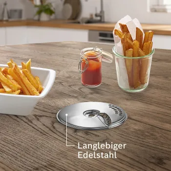 Bosch MUZ45PS1, Hasábburgonya-szeletelő