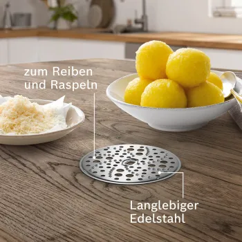 Bosch MUZ45RS1, Durva reszelőkorong