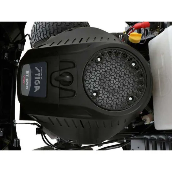 Castelgarden PTX210HD Hidrosztatikus váltos, gyűjtős fűnyíró traktor, ST650 kéthengeres 10,6kW motorral, 102cm vágószélesség, 300l gyűjtőkapacítás