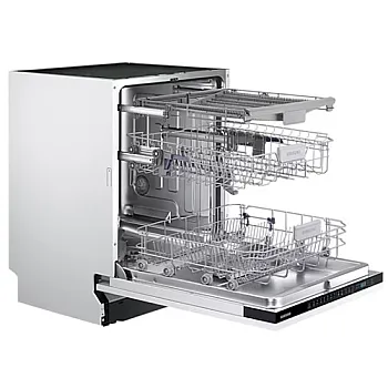 Samsung DW60M6050BB/EO teljesen beépíthető mosogatógép 14 teríték, 3 kosaras