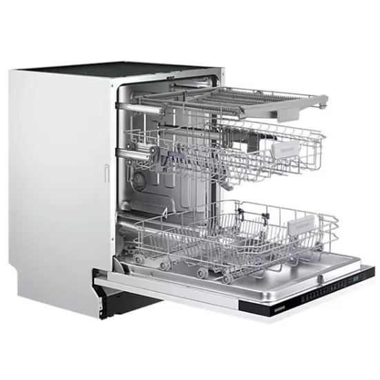 Samsung DW60M6050BB/EO teljesen beépíthető mosogatógép 14 teríték, 3 kosaras