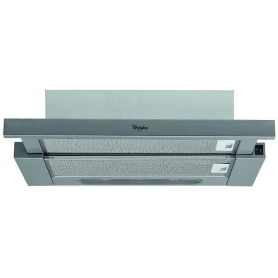 Whirlpool AKR5390/1 IX beépíthető kihúzható inox elszívó, 59.930x18 cm