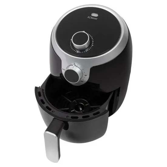 Bomann FR6050 H fekete air frier forrólevegős sütő 1,8l