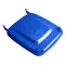 kuka fedél, kék 120l Europlast hulladéktárolóhoz csak europlast kukákhoz a csatlakozó fülek 8-10 cm magasan ívelnek 