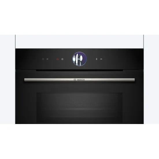 Bosch CMG7761B1, Beépíthető kompakt sütő mikrohullám funkcióval