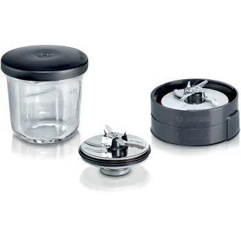 Bosch MUZ45XCG1, 3in1 többfunkciós daráló fedeles edénnyel