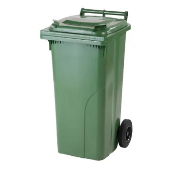 Europlast kuka 120l zöld kerekes hulladék tároló