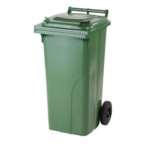 Europlast kuka 120l zöld kerekes hulladék tároló