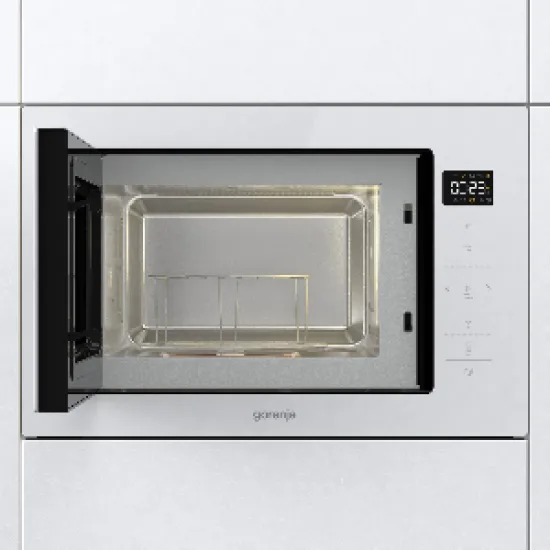 Gorenje BM251SG2WG fehér beépíthető mikrohullámú sütő, 25L, 59.5x40.1x38.8 cm
