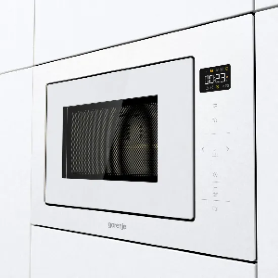 Gorenje BM251SG2WG fehér beépíthető mikrohullámú sütő, 25L, 59.5x40.1x38.8 cm