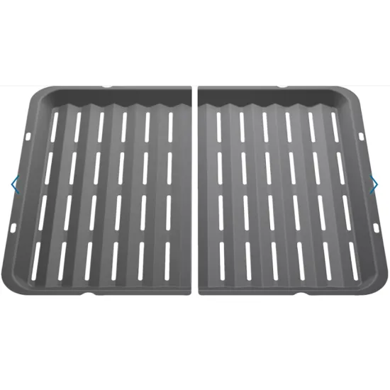 Bosch kétrészes grilltálca fekete zománcozott 00577715