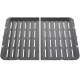Bosch kétrészes grilltálca fekete zománcozott 00577715