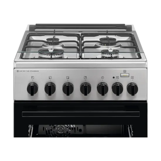 Electrolux LKK560000X kombinált tűzhely, 58L, 50x60x85.5 cm, inox 