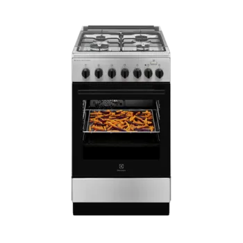 Electrolux LKK560000X kombinált tűzhely, 58L, 50x60x85.5 cm, inox 