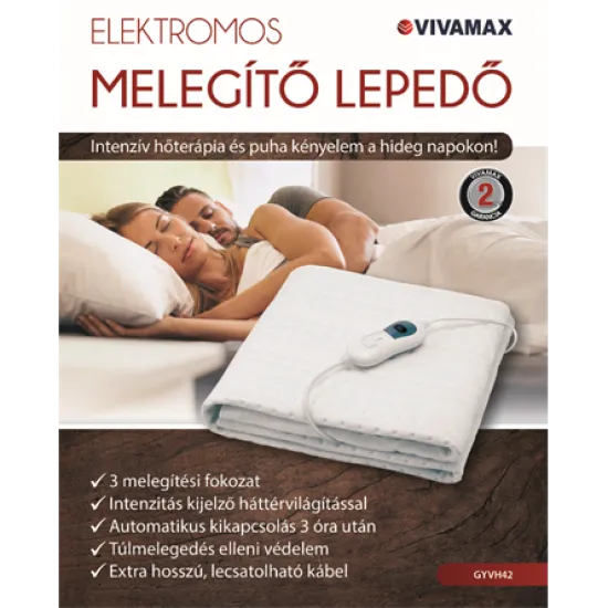 Vivamax GYVH42 elektromos ágymelegítő 80X150cm