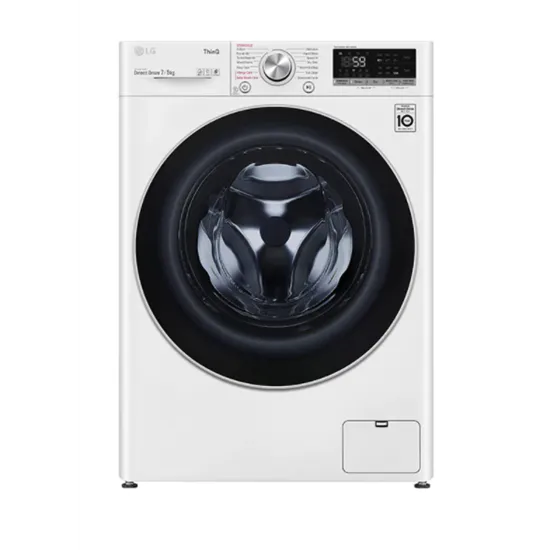 LG F2DV5S7S1E mosó- és szárítógép, 7/5kg, inverter motor, gőz, 60x47.5x85 cm 