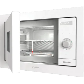 Gorenje BM235G1SYW fehér beépíthető grilles mikrohullámú sütő, 59.5x35.1x39 cm 