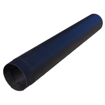 füstcső 150mm X 800mm X 0.5mm fekete