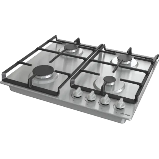 Gorenje G641EX beépíthető gáz főzőlap inox, 60x52x13 cm