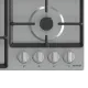 Gorenje GW641EX beépíthető gáz főzőlap 1 WOK + 3 ChefBurners nagyobb teljesítményű égőfej, 60x52x13 cm