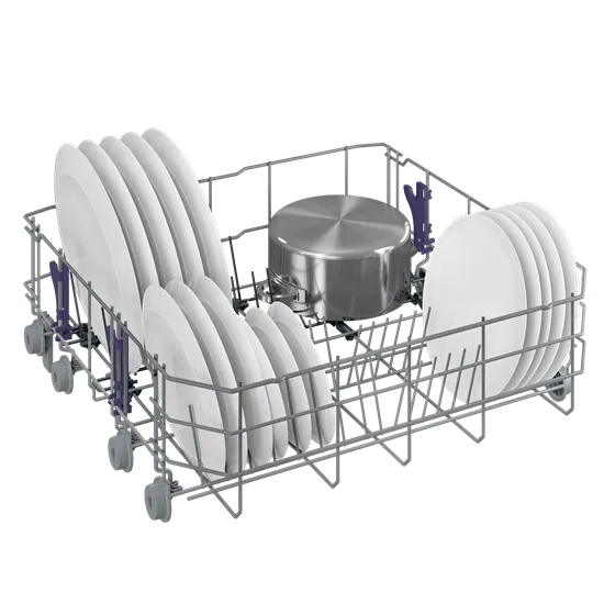 Beko DFN26420X mosogatógép, 14 teríték, inox, 59.8x60x85 cm